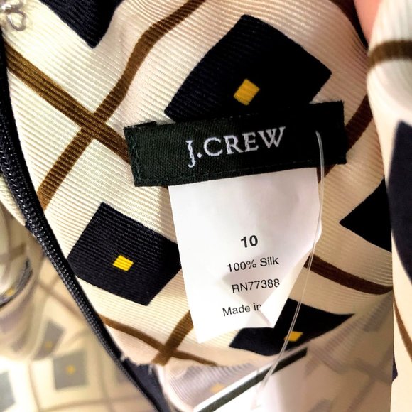 J.Crew 100% Silk Halter Top Women's Size 10 - Picture 6 of 6